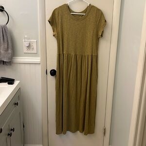 T shirt maxi dress with pockets